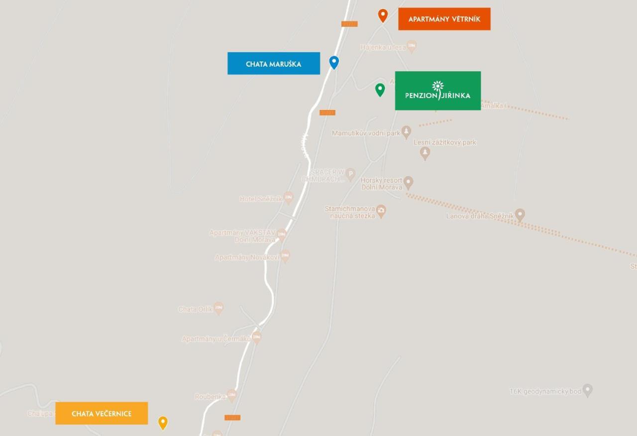 Hotel Jirinka Dolni Morava Ngoại thất bức ảnh